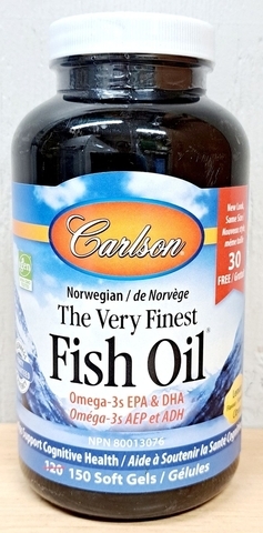 Fish Oil Gels - LEMON (Carlson)
